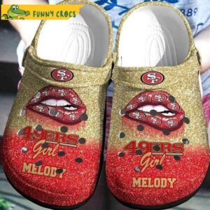 Girl Melody 49ers Crocs Clog Shoes.jpg