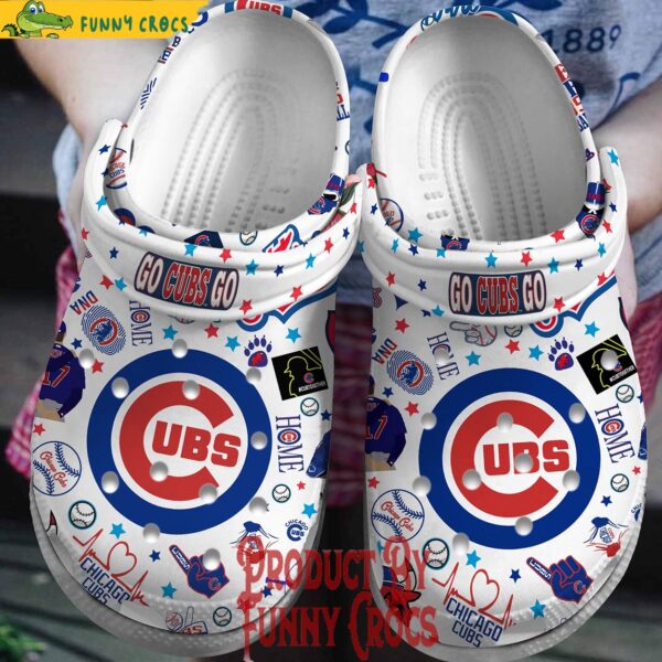 Go Cubs Go Chicago Cubs Crocs Shoes 1.jpg