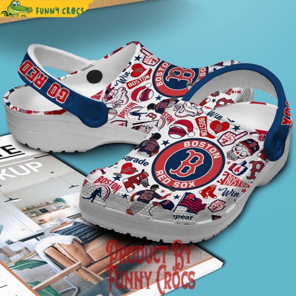 Go Red Sox Boston Red Sox Crocs Slippers 3.jpg