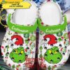 Grinch Character Face Christmas Santa Crocs Shoes 1.jpg