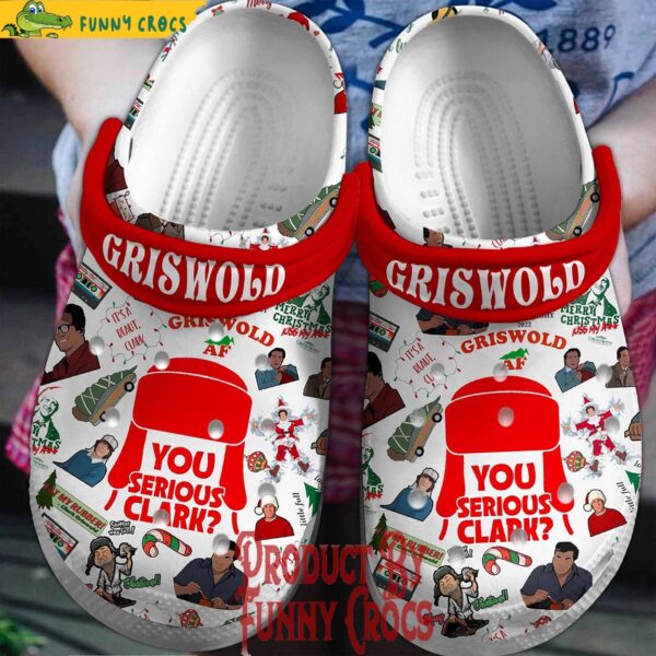 Griswold You Serious Clark Merry Christmas Crocs Shoes.jpg