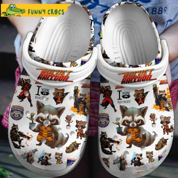 Guardian Of The Galaxy Rocket Raccoon Crocs Slippers 1.jpg