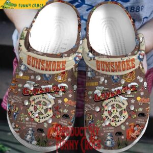 Gun Smoke Christmas Crocs Clog Shoes 1.jpg