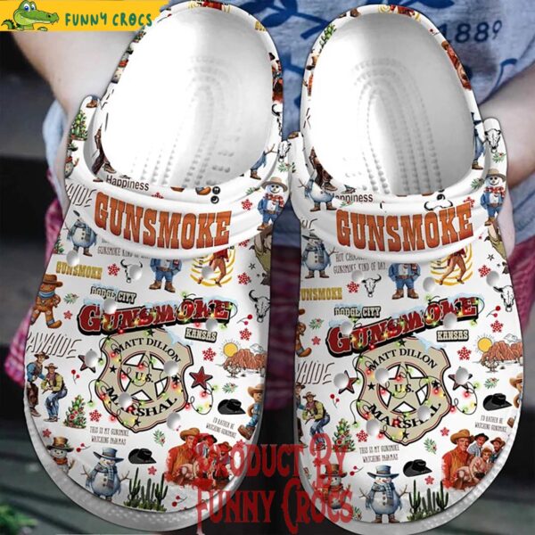 Gunsmoke Merry Christmas Crocs 1.jpg