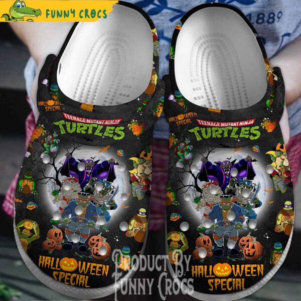 Halloween Costume Ninja Turtle Crocs Clogs 1.jpg