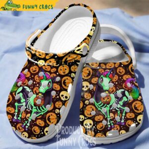 Halloween Horse Pumpkin Crocs Shoes.jpg