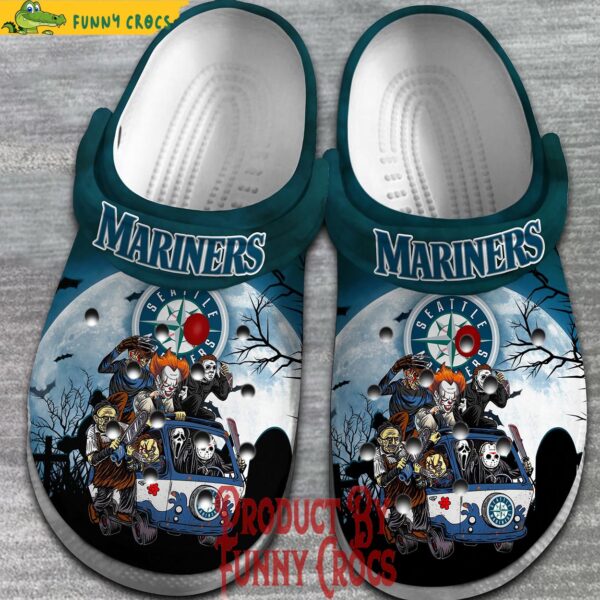 Halloween MLB Seattle Mariners Crocs Shoes 1.jpg