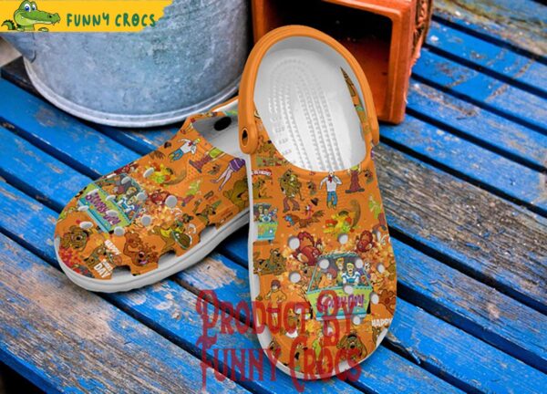 Happy Turkey Day Scooby Doo Crocs Shoes 2.jpg