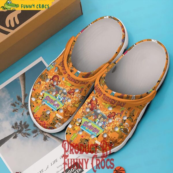 Happy Turkey Day Scooby Doo Crocs Shoes 3.jpg