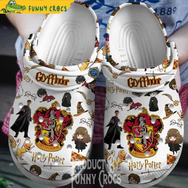 Harry Potter Gryffindor White Crocs 1.jpg