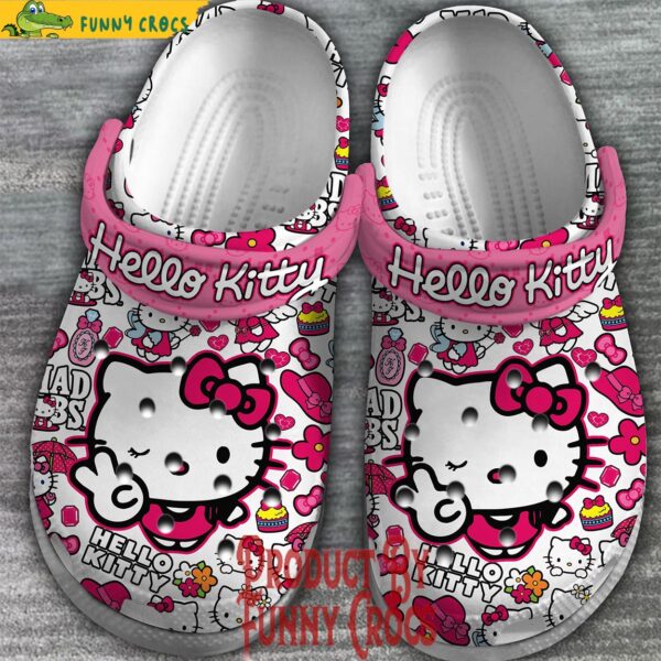 Hello Kitty White Crocs For Adults 1.jpg