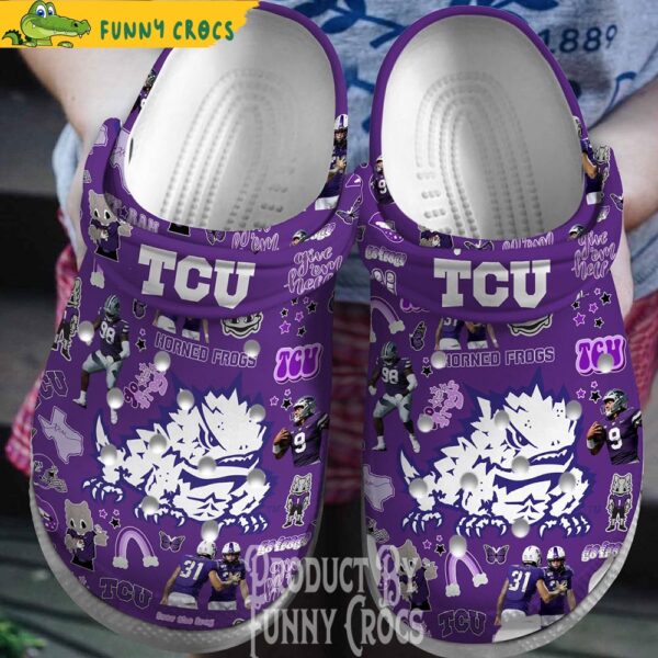 Horned Frogs Tcu Magazine Crocs Shoes 1.jpg