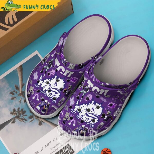 Horned Frogs Tcu Magazine Crocs Shoes 2.jpg