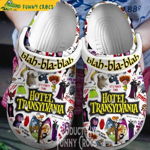 Hotel Transylvania Blah Blah Blah Cartoon Crocs Shoes 1.jpg