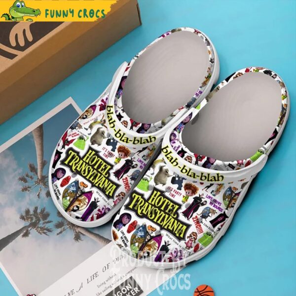 Hotel Transylvania Blah Blah Blah Cartoon Crocs Shoes 2.jpg