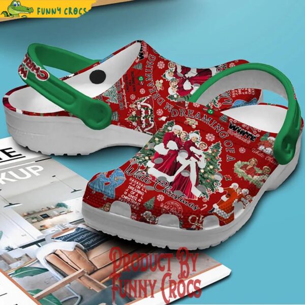 Im dreaming Of A White Christmas Red Crocs Shoes 2.jpg