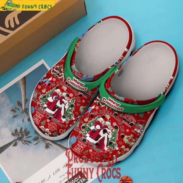 Im dreaming Of A White Christmas Red Crocs Shoes 3.jpg