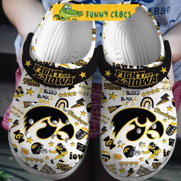 Iowa Hawkeyes Logo Crcocs Shoes 2.jpg