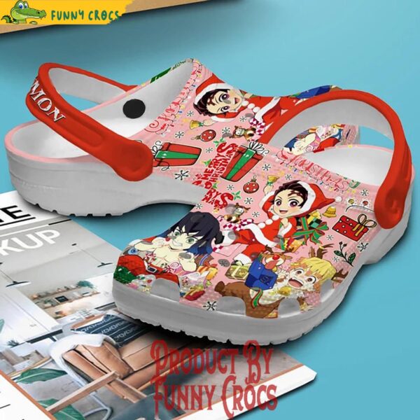 Kamado Tanjiro Santa Claus Christmas Crocs 2.jpg