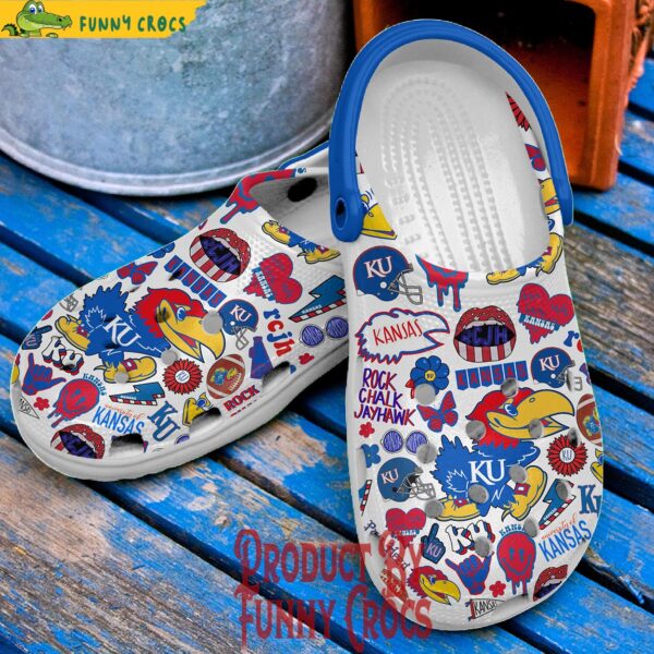 Kansas Jayhawks Rock Chalk Crocs Shoes 3.jpg