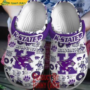 Kansas State Wildcats Football Crocs Shoes 1.jpg