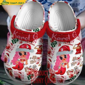 Karol G Hohoho Merry Christmas Crocs 1.jpg