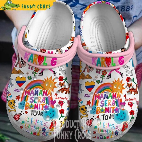 Karol G Manana Sera Bonito Tour Crocs Slippers 1.jpg