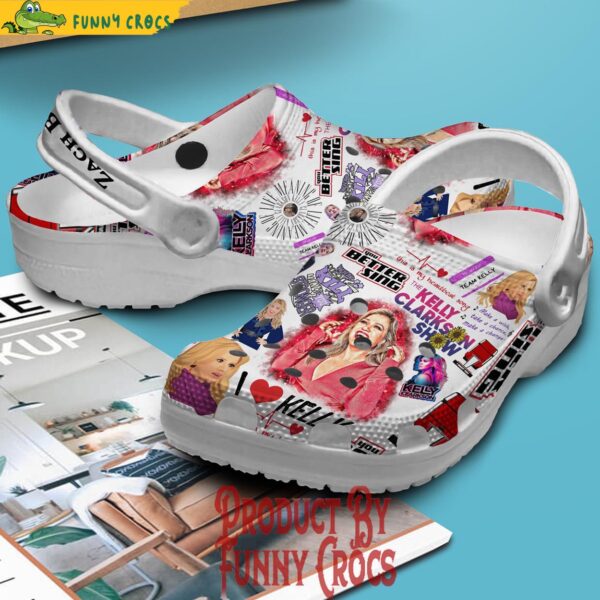 Kelly Clarkson White Crocs 2.jpg