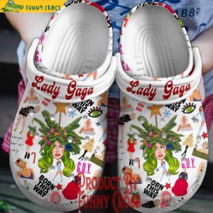 Lady Gaga Born This Way Christmas Crocs 1.jpg