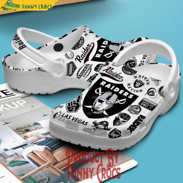 Las Vegas Raiders Raider Nation Mens Football Crocs Shoes 2.jpg