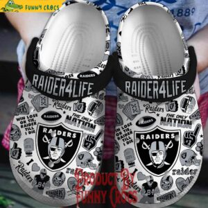 Las vegas Raiders Raid4Life Crocs For Adults 1.jpg