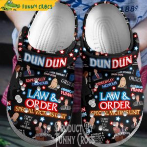 Law And Order Dun Dun Crocs Shoes 1.jpg