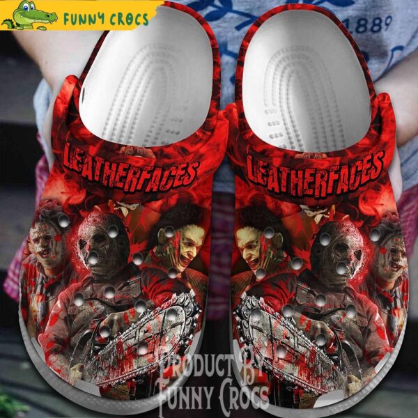 Leatherface Mask Halloween Crocs 1.jpg