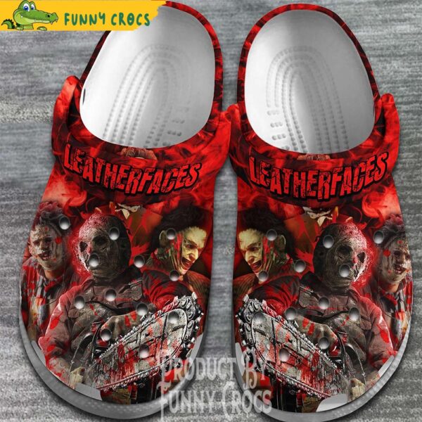 Leatherface Mask Halloween Crocs 2.jpg