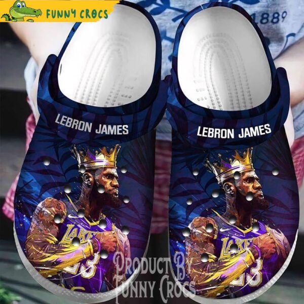 Lebron James Los Angeles Lakers Crocs Shoes.jpg