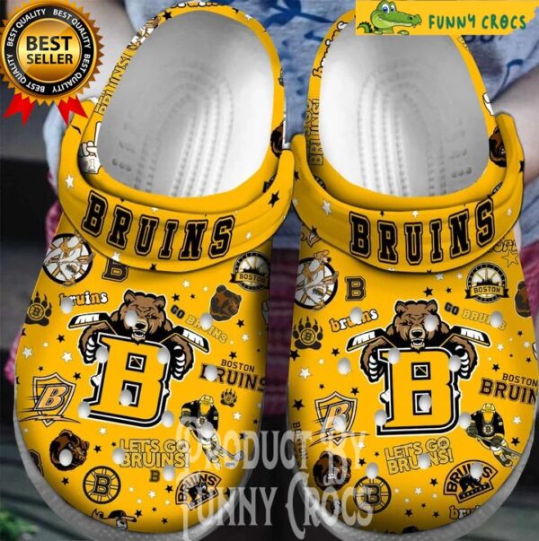 Lets Go Bruins Boston Bruins Crocs Shoes 1.jpg