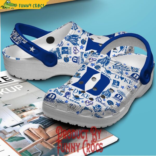 Lets Go Duke Blue Devils Football Crocs Shoes 2.jpg