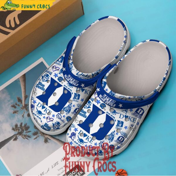 Lets Go Duke Blue Devils Football Crocs Shoes 3.jpg