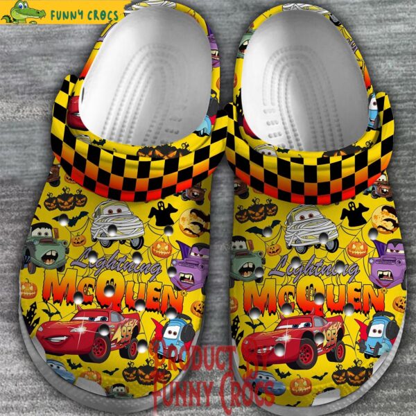 Lightning McQueen Halloween Yellow Crocs 2.jpg