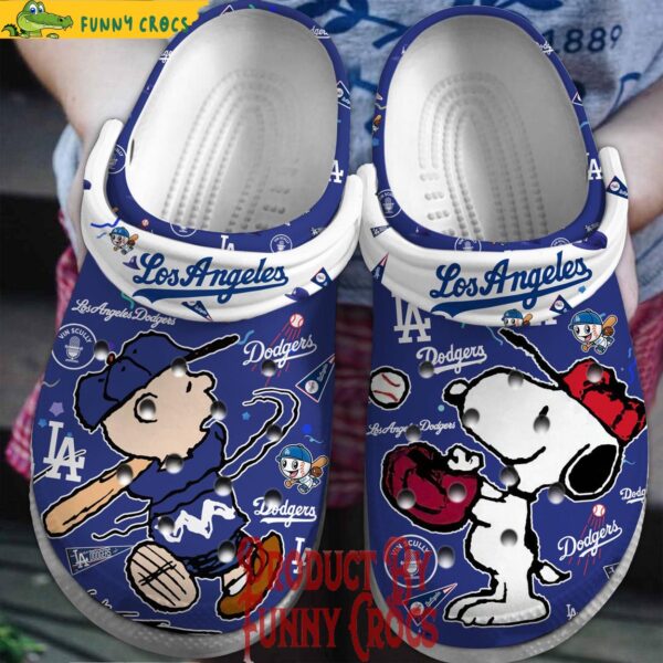 Los Angeles Dodgers The Peanuts Snoopy Crocs Shoes 2.jpg