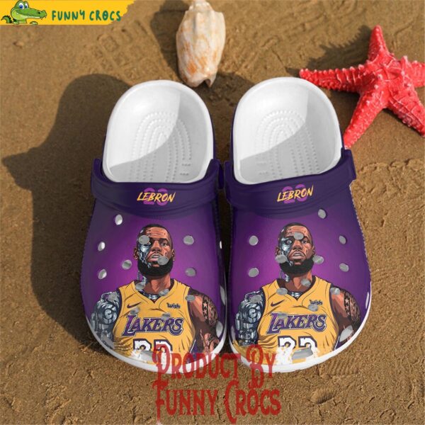 Los Angeles Lakers Lebron James Crocs Shoes.jpg