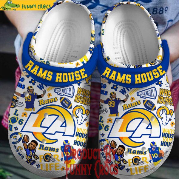 Los Angeles Rams House Who House Crocs Shoes 1.jpg