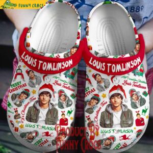 Louis Tomlinson Merry Christmas Crocs Shoes.jpg