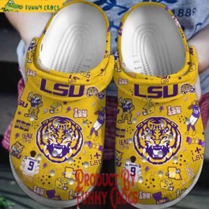 Lsu Tigers Football Yellow Crocs Shoes 1.jpg