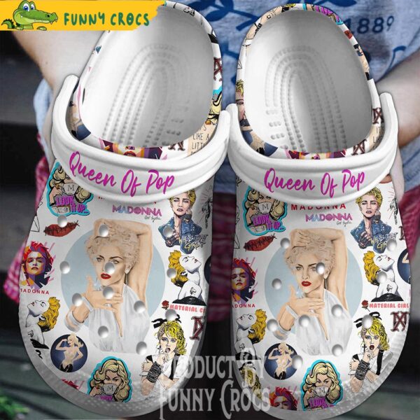 Madonna Queen Of Pop Crocs Slippers 2.jpg