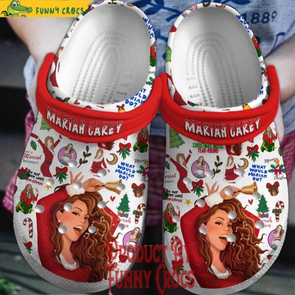 Mariah Carey Christmas Crocs Shoes 1.jpg