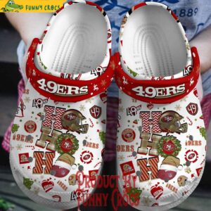 Merry Christmas 49ers Hohoho Crocs Shoes 1.jpg