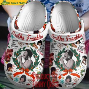 Merry Christmas Aretha Franklin Crocs Shoes 1.jpg