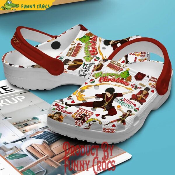 Merry Christmas Avatar The Last Airbender Zuko Crocs 2.jpg