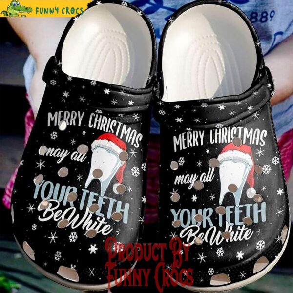 Merry Christmas Dentist Crocs Shoes 1.jpg